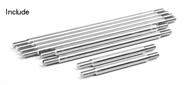 GRC製 GAX0133TA シルバー 車種別適合Blazer/SPORT/TRX4 チタン・メタル サスペンションリンク リンク セット 検索8245/8244/8246拍卖