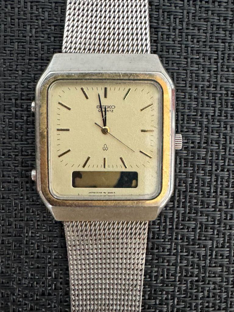 SEIKO 腕時計 セイコー QUARTZ H449-5050 クォーツ腕時計 ジャンク品 A-412拍卖