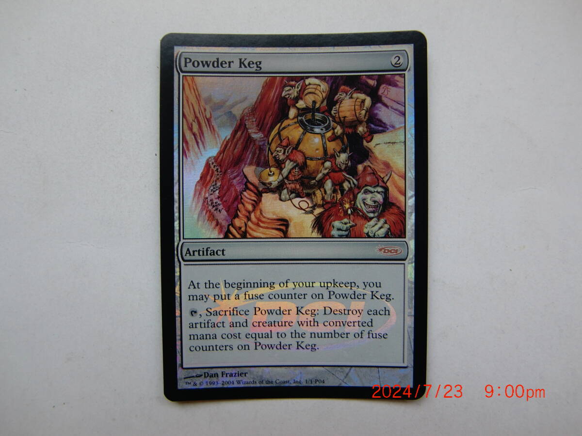 1 バイン MTG 火薬樽/Powder Keg foil プロモ 英語1枚拍卖