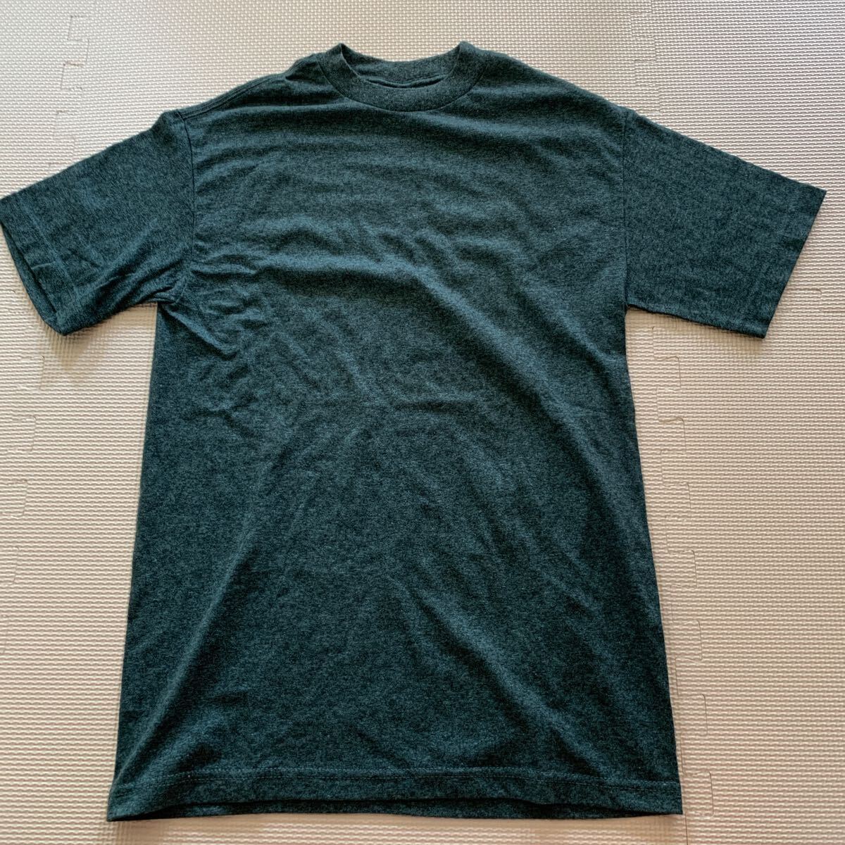 90s美品【King Cotton】USA製 無地 Tシャツ チャコールグレー M 半袖Tシャツ US古着 ほぼ新品 未使用拍卖