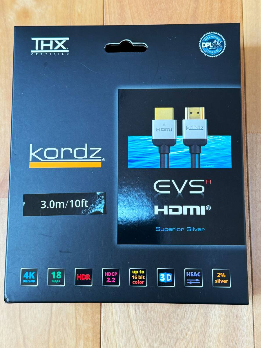 Kordz EVS-R HDMIケーブル【3.0m】コーズ EVS-HD0300R拍卖