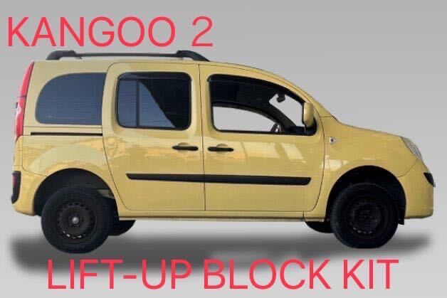 カングー2専用 リフトアップブロックキット 乗り心地重視のソーサーブロック&ショック延長アダプターセット(純正サス対応)拍卖