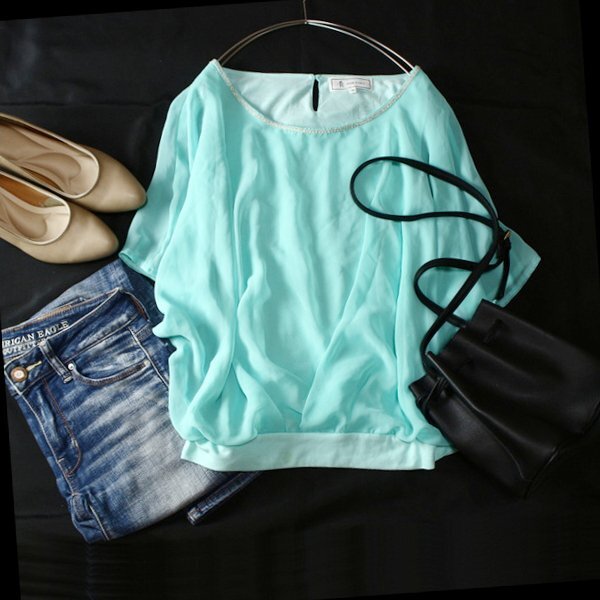 美品 Rope Picnic ロペピクニック ゆったり綺麗め ラメブレード付き シフォン カットソー 38号 M 春 夏 24D06拍卖