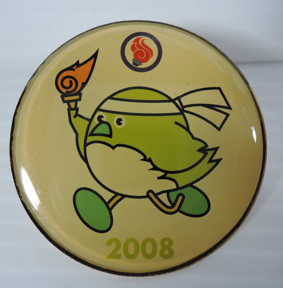 ☆PF15-18■2008年 第63回 国民体育大会 チャレンジ!おおいた国体 参加章/バッジ■拍卖