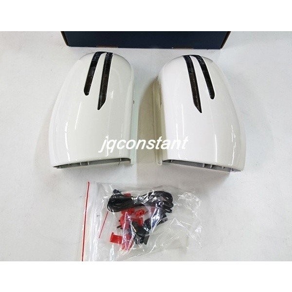 BENZ W211 02-05y 前期用 LEDドアミラーカバー ホワイト650塗装済み拍卖