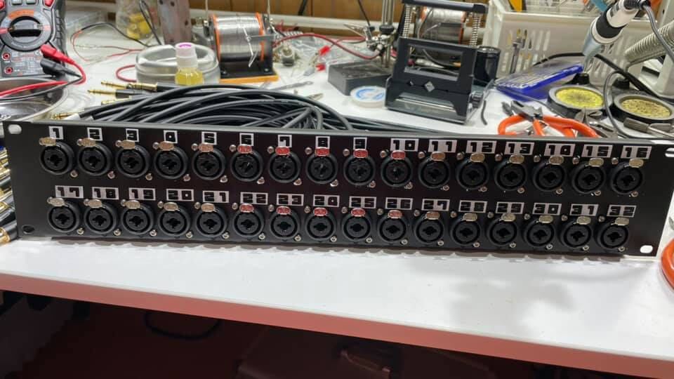 32ch ラックコネクターパネル カナレ ノイトリック使用 煩わしい背面アクセスをフロントから!拍卖