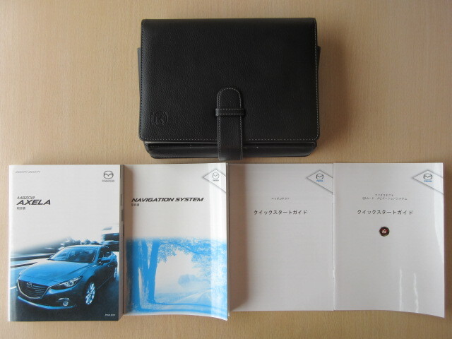 ★a6732★マツダ アクセラ BM2FP スカイアクティブ G1.5/G2.0/D2.2 説明書 2016年(平成28)2月/ナビ 説明書/ケース 他★拍卖