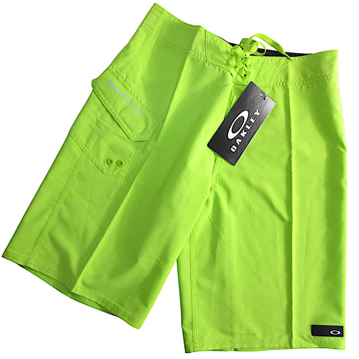 【送料無料】【28】新品 オークリー KANA 21 カナ ライムグリーン OAKLEY 速乾 サーフパンツ ボードショーツ 水着 R126拍卖