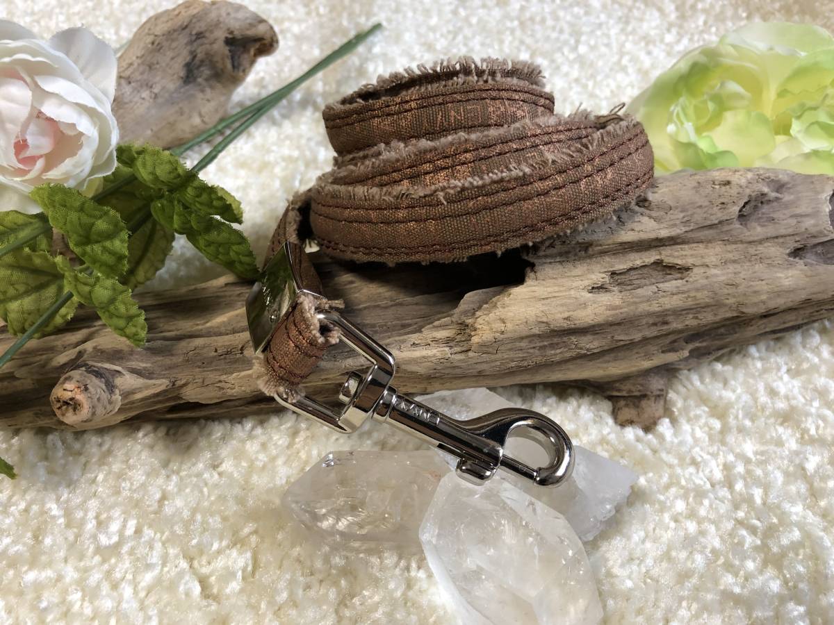 ★同梱お得★小型犬リード-№2・ENVY・ヒッピー・ブラウン♪拍卖