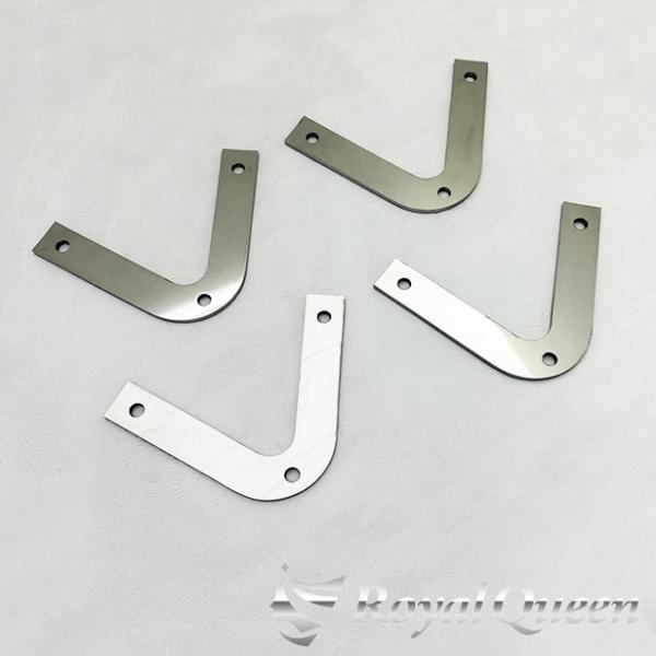 汎用 滑り止め金具 V型 小型 中型3穴用 鏡面 磨き#1000【RQCSV1】ズリ止め ボデー シャーシ 床上げ拍卖