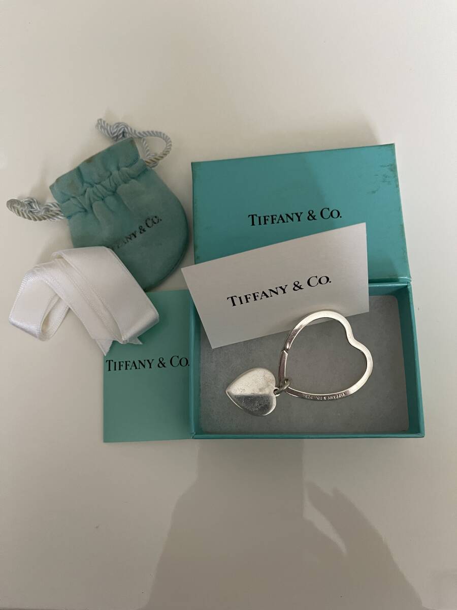 ★TIFFANY&Co. /ティファニーハート/Silver925 キーリング★拍卖