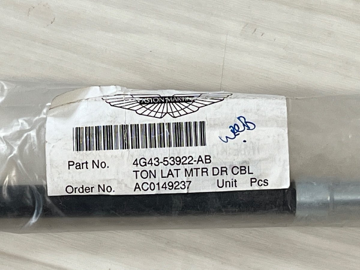 (429)◆アストンマーチン DB9用 トノーラッチモータードライブケーブル◆(品番:4G43-53922-AB) Aston Martin拍卖