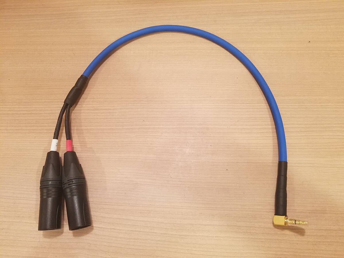 ★ BELDEN 8412 青 XLR2オス-L型ステレオミニプラグ3.5mm 変換ケーブル 50cm Yケーブル 金メッキ OYAIDE P-3.5GL NC3MXX-B ★拍卖