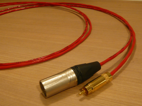 ★ 即決 RCA-XLRオス 30cm BELDEN 88760 NEUTRIK 金メッキ (メス変更可能 L.R識別処理可能) ★拍卖