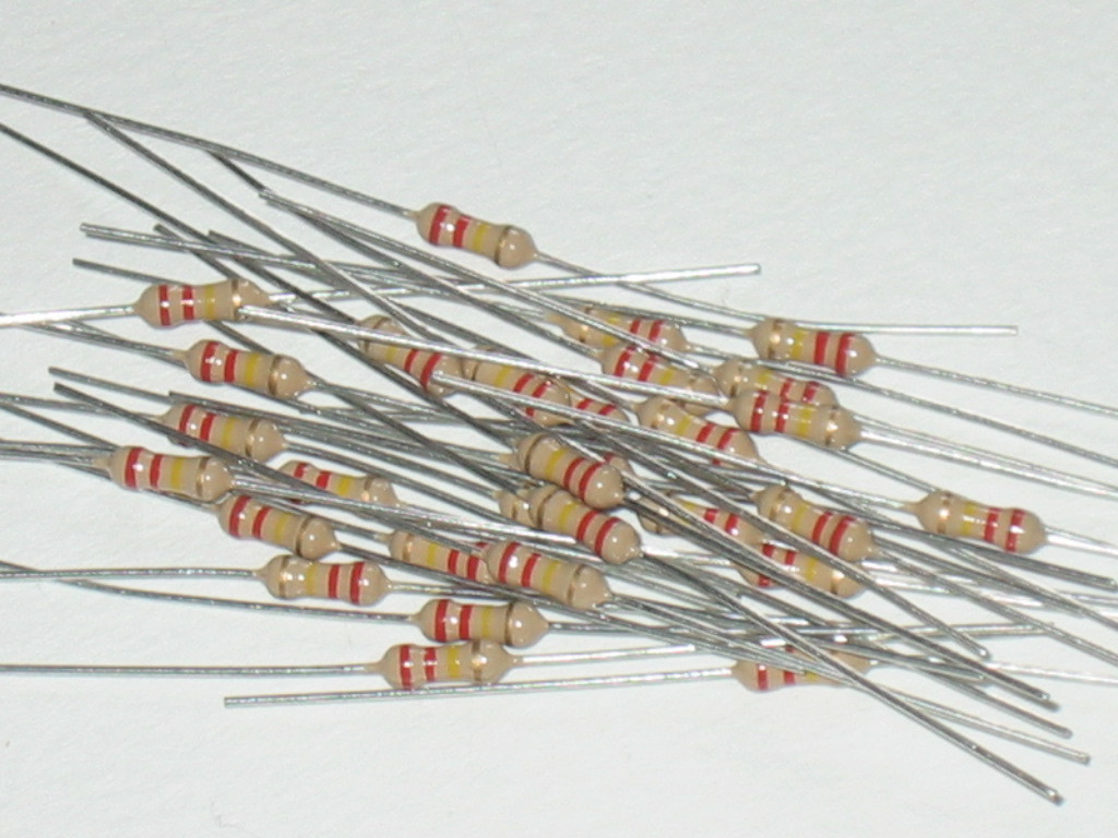 カーボン抵抗 1/4w 220kΩ【1セット30本】拍卖