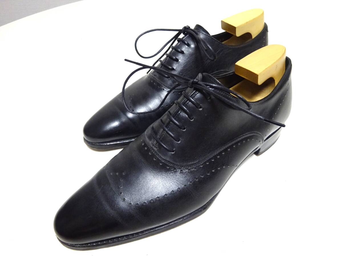 UNITED ARROWS×三陽山長 レザーシューズ ドレスシューズ ビジネスシューズ 靴 メンズ 7 25cm位 ブラック 黒拍卖