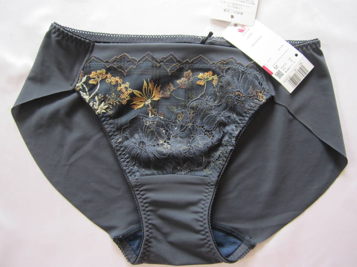 【ワコール】ラゼ 曼珠沙華フィットショーツ M ネイビー拍卖