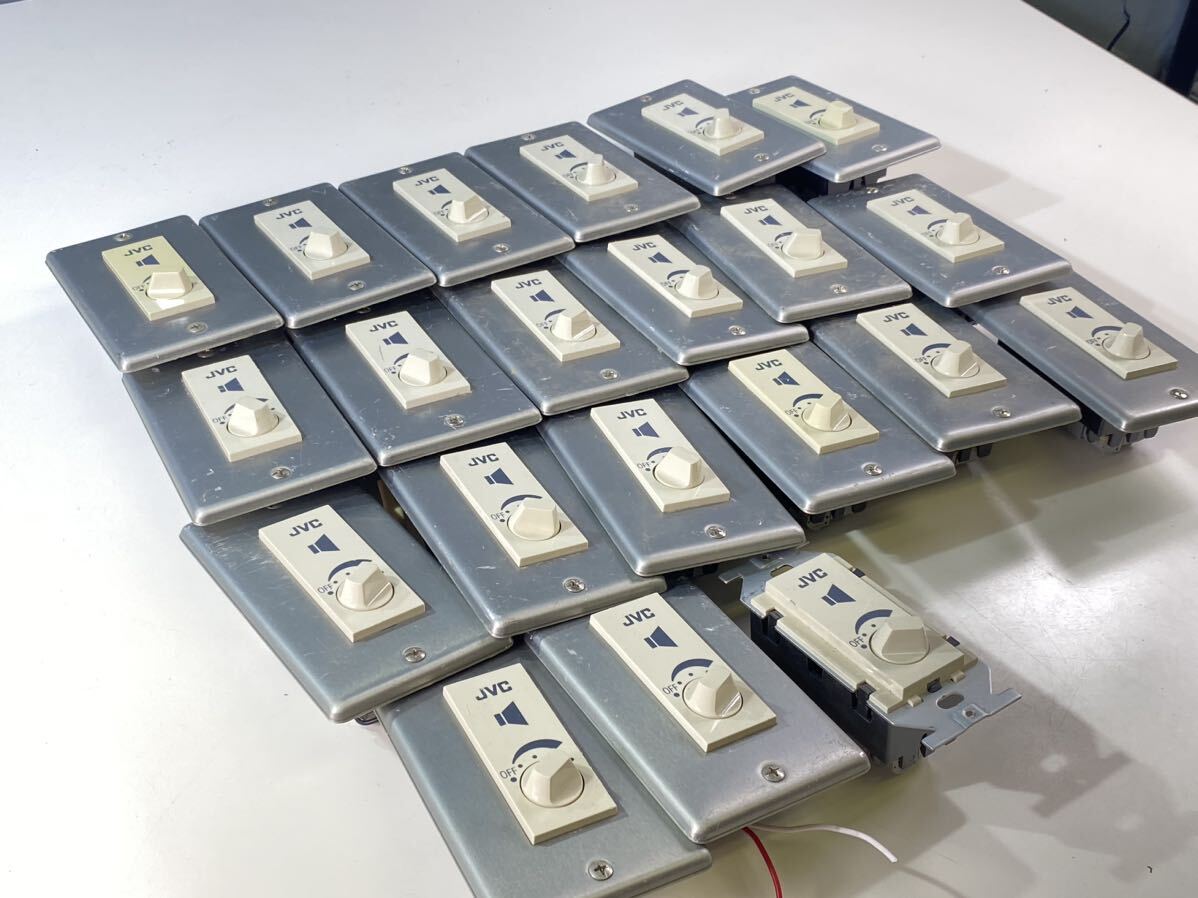 ★まとめ売り 21個 JVC ケンウッド Panasonic アッテネータユニット SC-68 5段階切り替え 20個カバー付き ベージュ 管理TO559拍卖