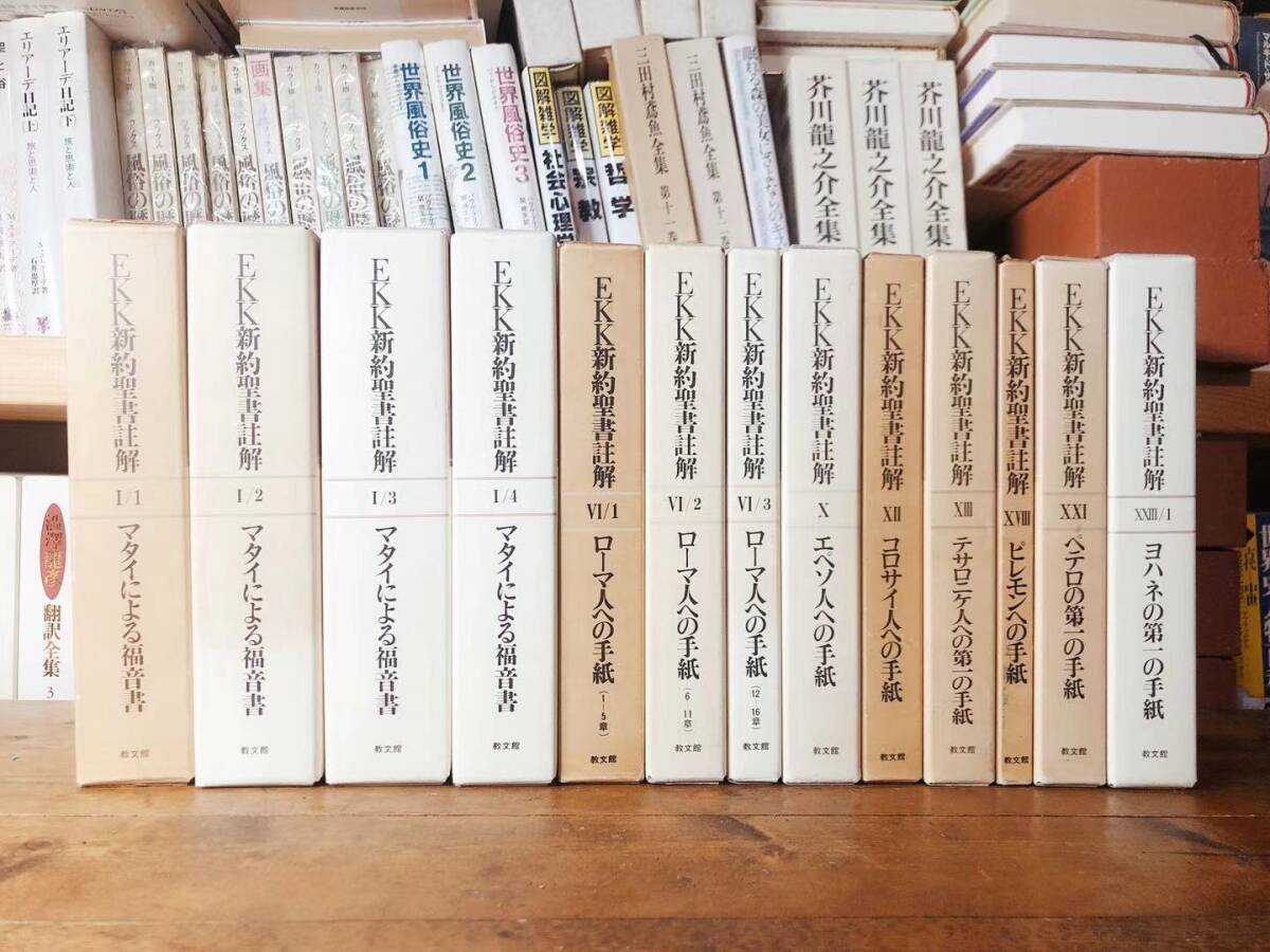 絶版!! EKK新約聖書註解 13巻揃 検:マタイによる福音書/ヨハネの第一の手紙/ローマ人への手紙/エフェソ人への手紙/ペトロの第一の手紙拍卖