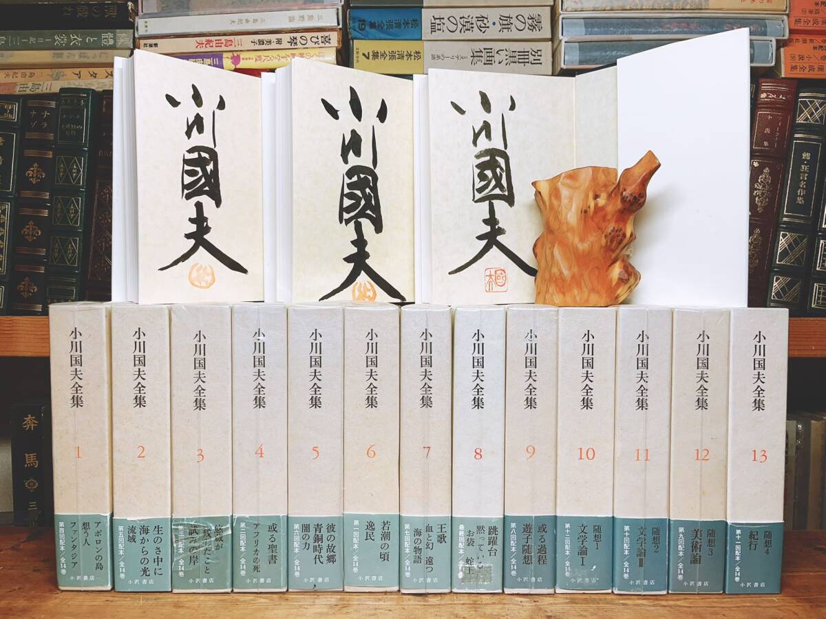 毛筆署名サイン12巻!! 小川国夫全集 全13巻 小沢書店 検:島尾敏雄/立原正秋/吉本隆明/古井由吉/須賀敦子/辻邦生/開高健/北杜夫/奥野健男拍卖