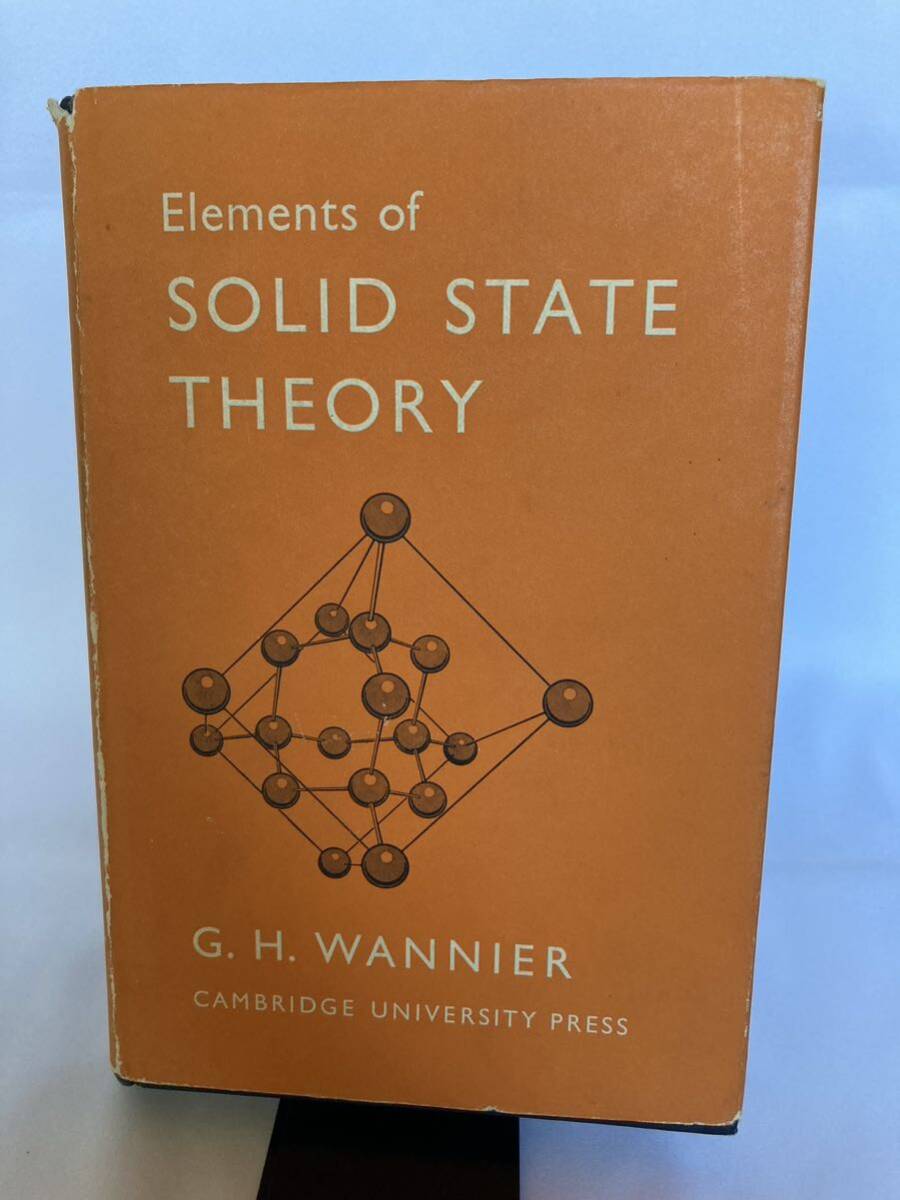 Elements of solid state theory Wannier, Gregory H.拍卖