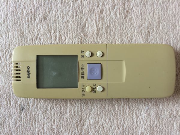 送料無料★SANYO★サンヨー★エアコンリモコン★RCS-GA5★中古★動作品★返金保証あり拍卖