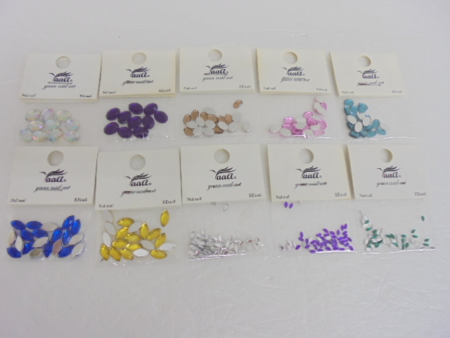 【KCM】□ネイル-4-10s#9★ネイルストーン いろいろ 10種セット ラインストーン ネイルパーツ ハンドメイド デコパーツ 拍卖