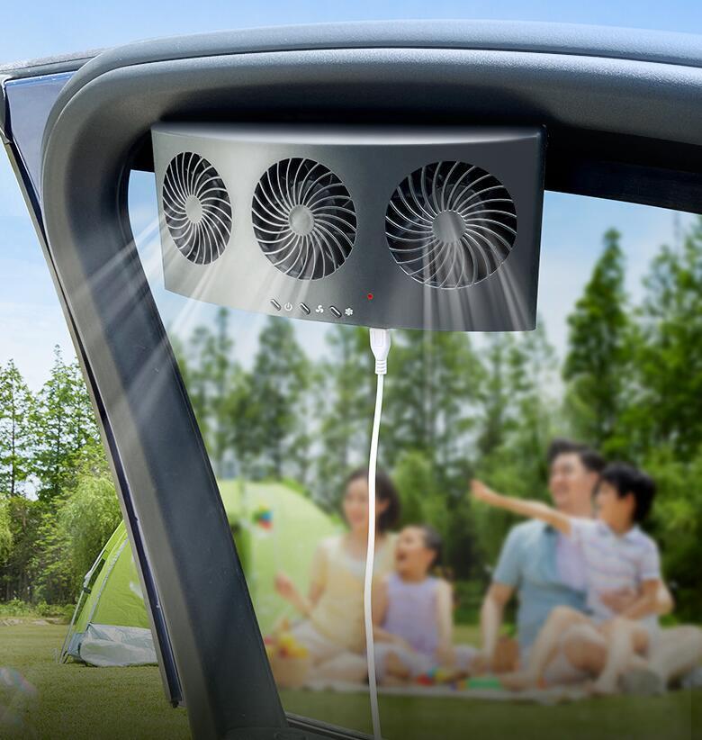 人気品 車用排気ファン 換気扇 冷房 クーラー 冷却空気 車載ファン 車内換気 自動車 USB充電 カーファン 車内 消臭 熱排出 車用冷房品拍卖