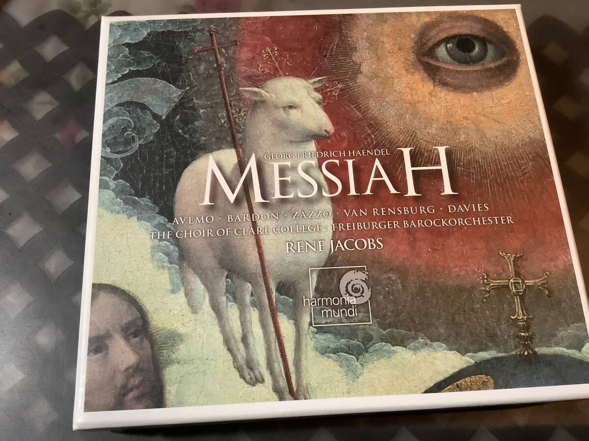 ヘンデル:「メサイア」 クレア・カレッジ合唱団  フライブルク・バロック管  ルネ・ヤーコプス拍卖