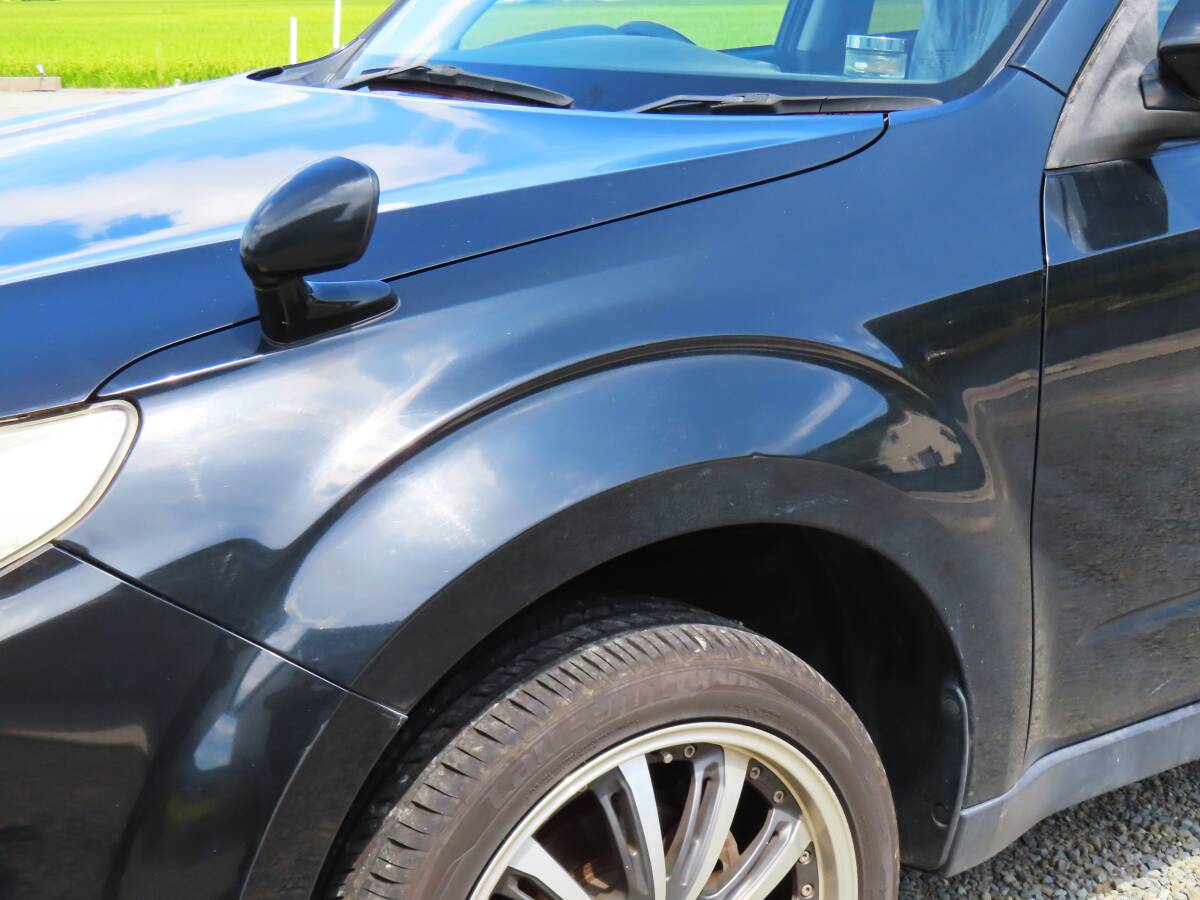 H22 DBA-SHJ SH5 SH9 後期 フォレスター SUBARU FB20 4WD 純正 左側 フロントフェンダー パネル / カラー 32J / 117855km拍卖