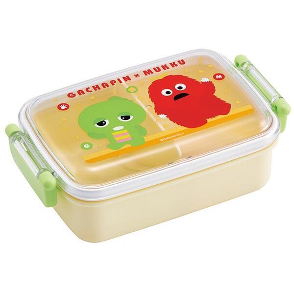 ガチャピン・ムック ランチボックス 弁当箱 450ml 抗菌 食洗機対応 ふわっと 角型 スケーター拍卖