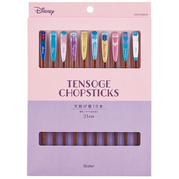ディズニー 天削げ箸 21cm 10本セット お箸 かわいい おしゃれ ドレス スケーター キャラクター スケーター拍卖