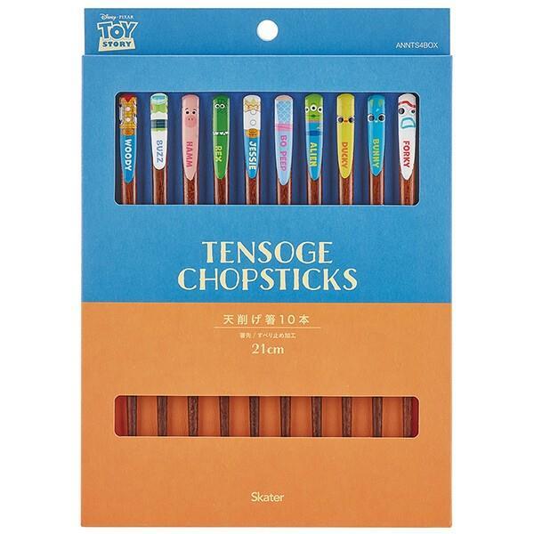 トイ・ストーリー 天削げ箸 21cm 10本セット お箸 かわいい おしゃれ スケーター ディズニー キャラクター スケーター拍卖