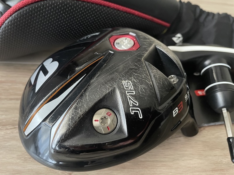 T1781【ブリヂストン】BRIDGESTONE J715 B3 9.5°/ヘッドカバー&レンチ付き/ヘッド単品拍卖