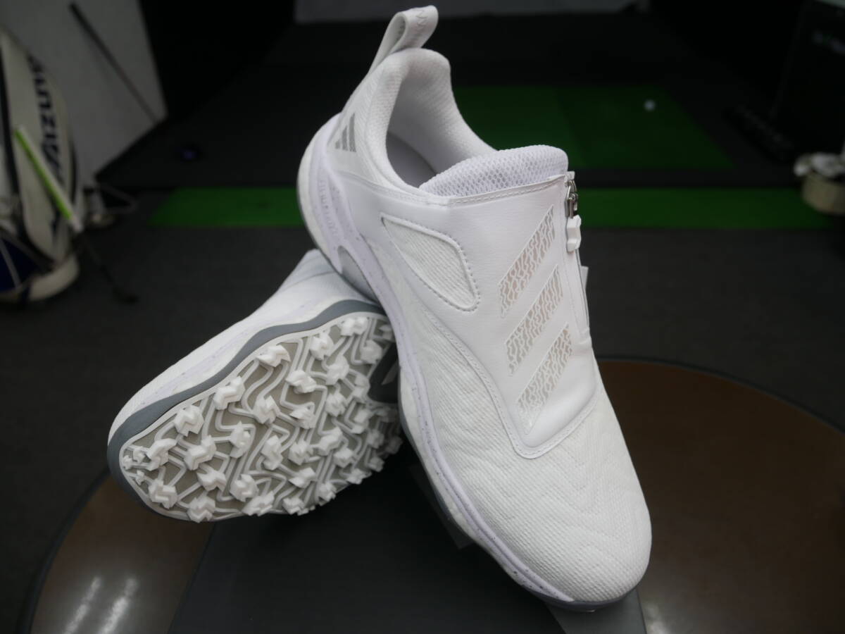 ●新品●アディダス●CODECHAOS BOA 25●IG8605●フットウェアホワイト/シルバーメタリック/グレーツー●26cm●ゴルフシューズ拍卖