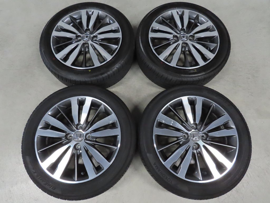 ホンダ フィット GK5 RS 純正 185/55R16 ヨコハマ エコス ES32 6J +53 PCD100 4穴 バリ溝拍卖