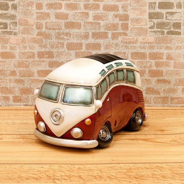 貯金箱 ジープ 樹脂製 マネーバンク オブジェ バス 車 インテリア 雑貨 おしゃれ コイン入れ メンズライク プレゼント拍卖