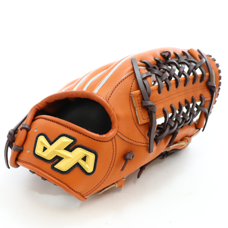 在庫処分【HATAKEYAMA】ハタケヤマ 硬式グローブ外野手用 35th記念モデルPRO-78 右投げ用 ブラウン拍卖