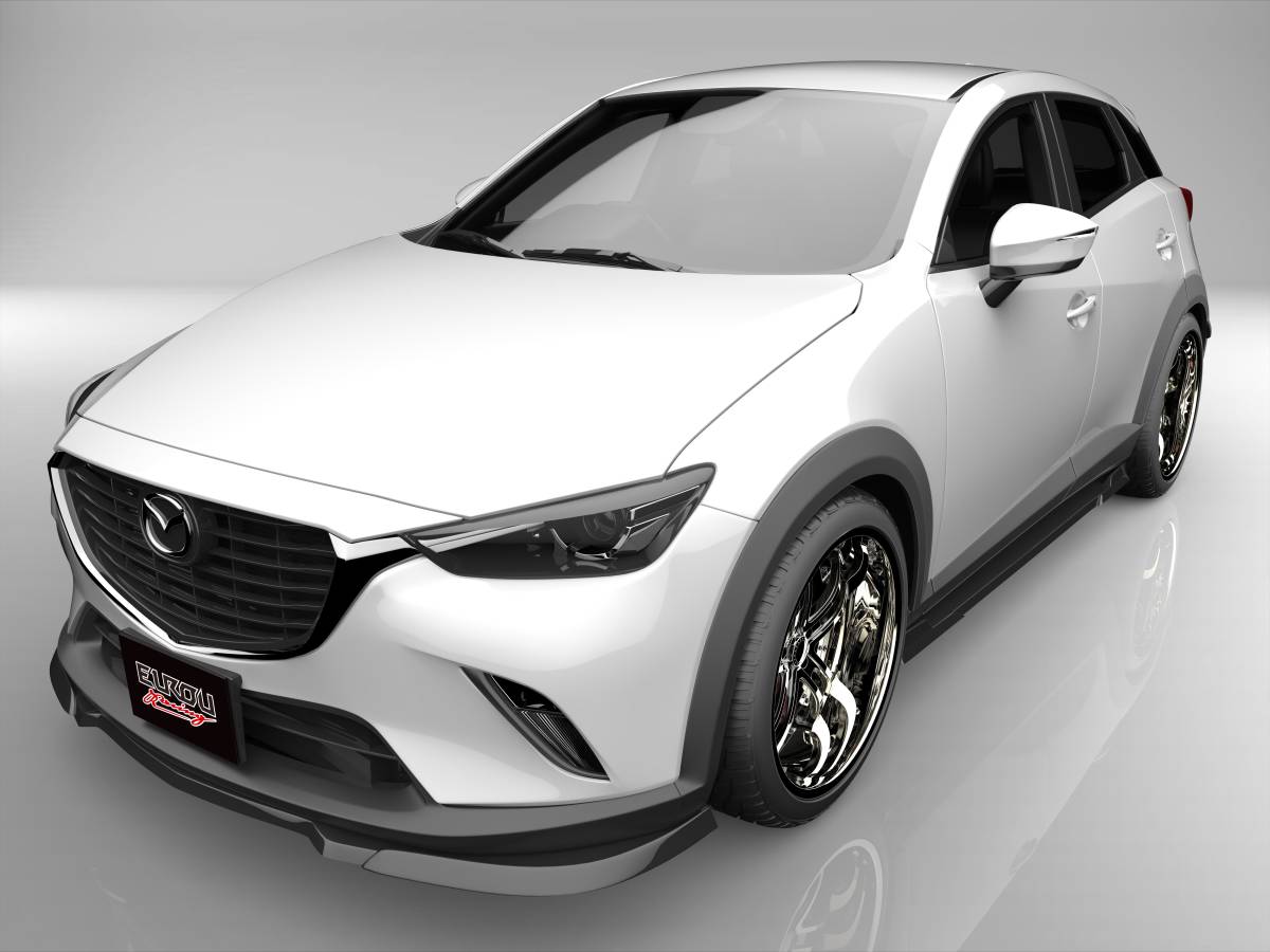 DK5FW DK5AW CX-3 前期型 フロントアンダースポイラー サイドステップ 2点キット エアロパーツ拍卖