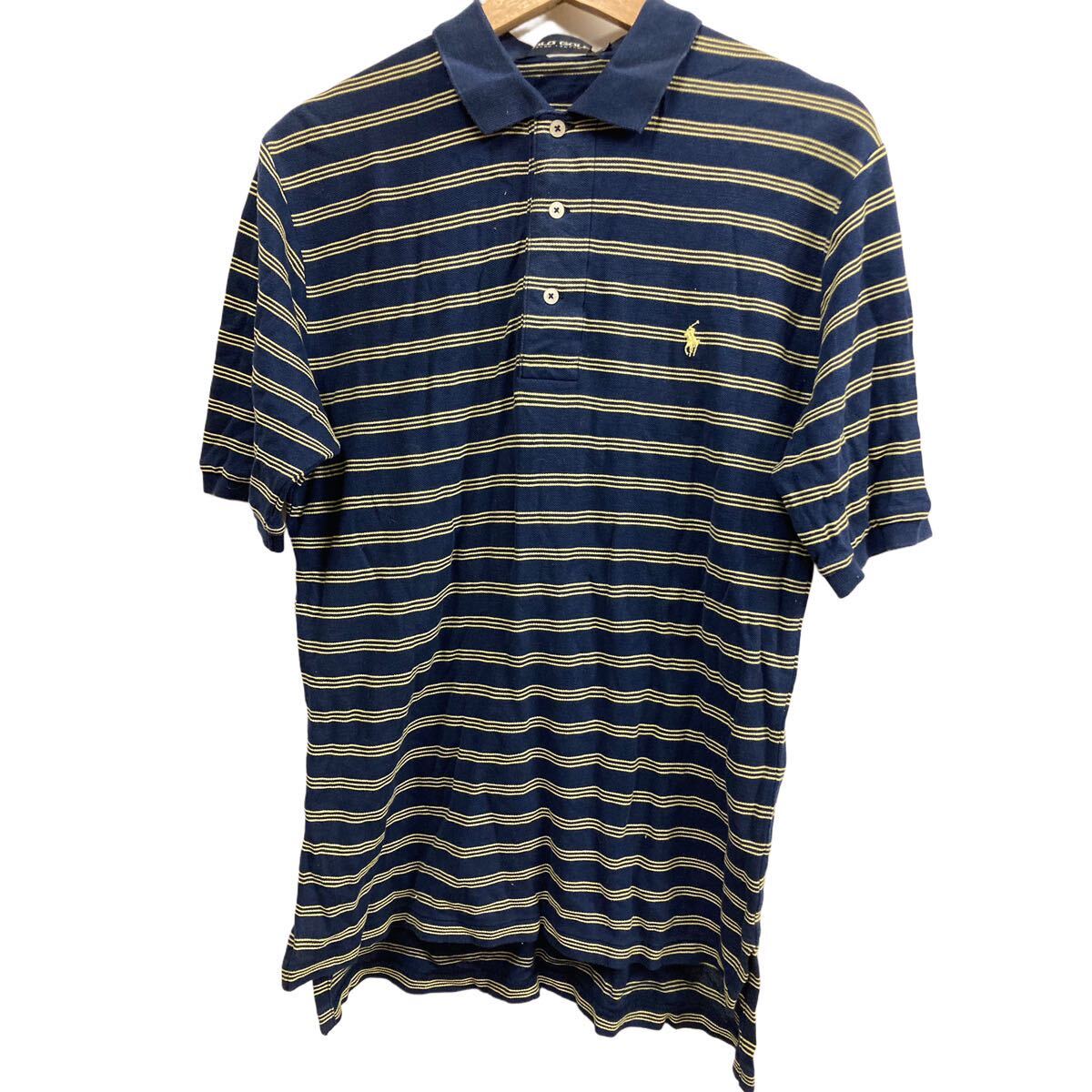 POLO GOLF RALPH LAURENボーダー 半袖 ポロシャツ M拍卖