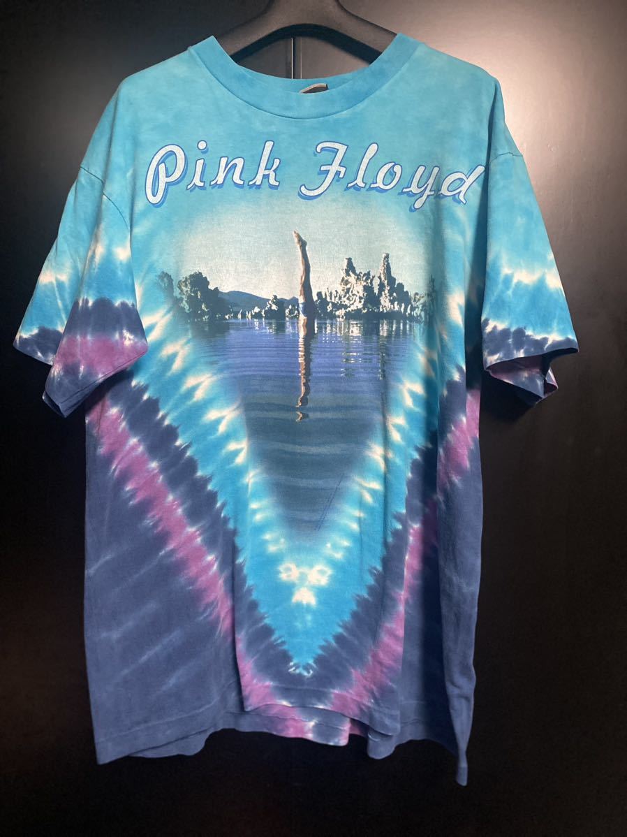 激レア00'S当時物 LIQUID BLUE PINK FLOYD wish you were here Tシャツ ヴィンテージ サイズL USA製 ピンクフロイド リキッドブルー拍卖