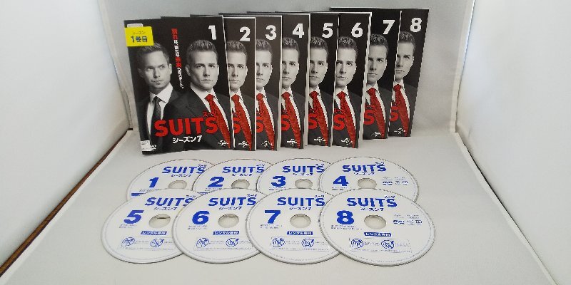 090-3132 送料無料 SUITS シーズン7 全8巻 ディスクにキズ有り レンタル版 ジャケットとディスクのみ拍卖