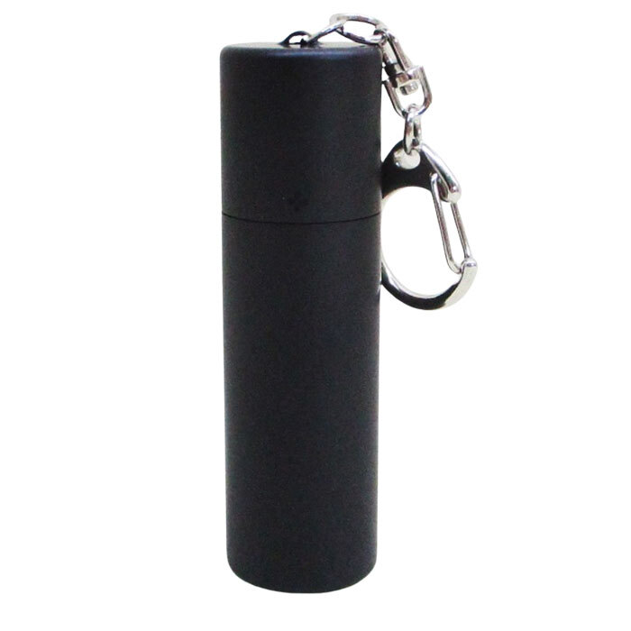 携帯灰皿 日本製 PORTABLE ASHTRY クールなアルマイト仕上げ アルミ/ステン ブラック/6013x1個拍卖