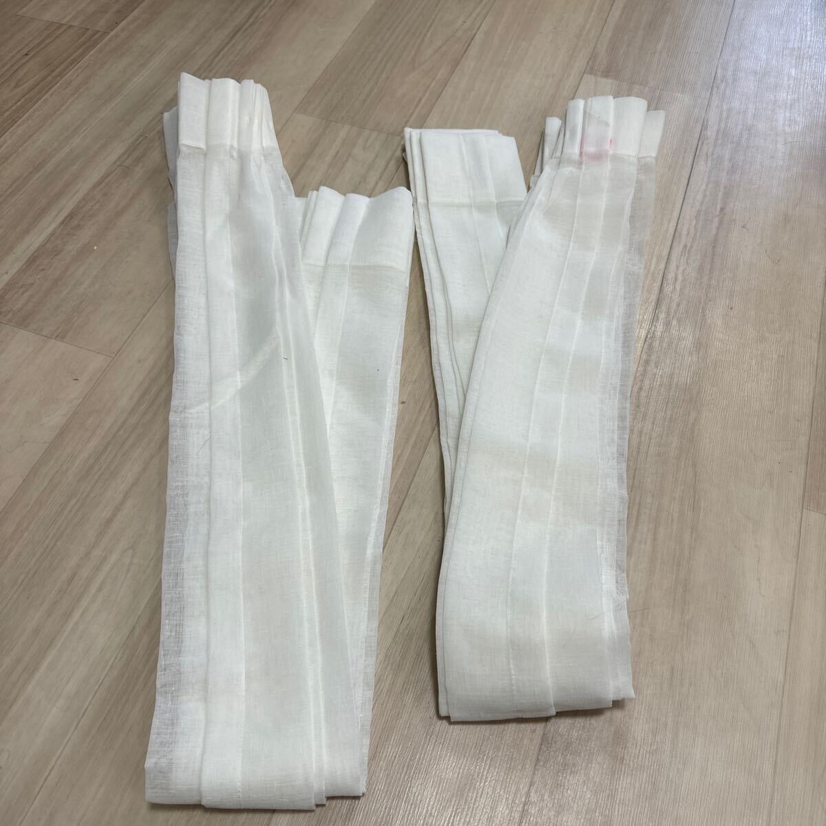 未使用品 レースカーテン 2枚組 総1840mm巾×1316mm高 776拍卖