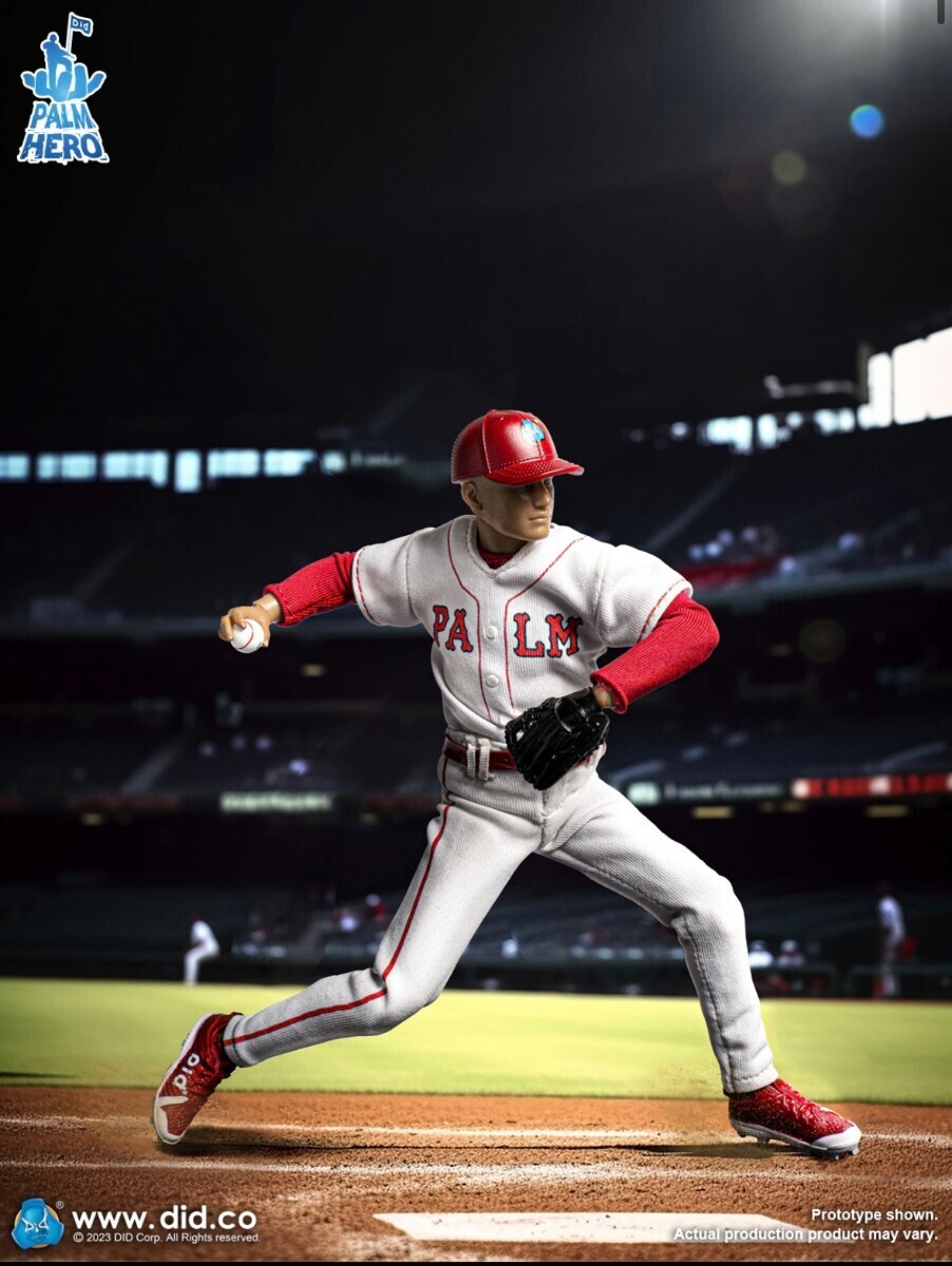DID SF80003W 1/12 スケール アクション フィギュア チーム野球選手 ホワイトチーム 素体 服 パーツ DID TOYS拍卖