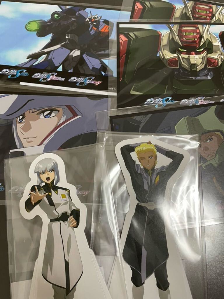 劇場版機動戦士ガンダムSEEDFREEDOM【A賞B賞】スタンドPOPイラストシートイザーク・ジュールディアッカ・エルスマンセットブロマイドカード拍卖