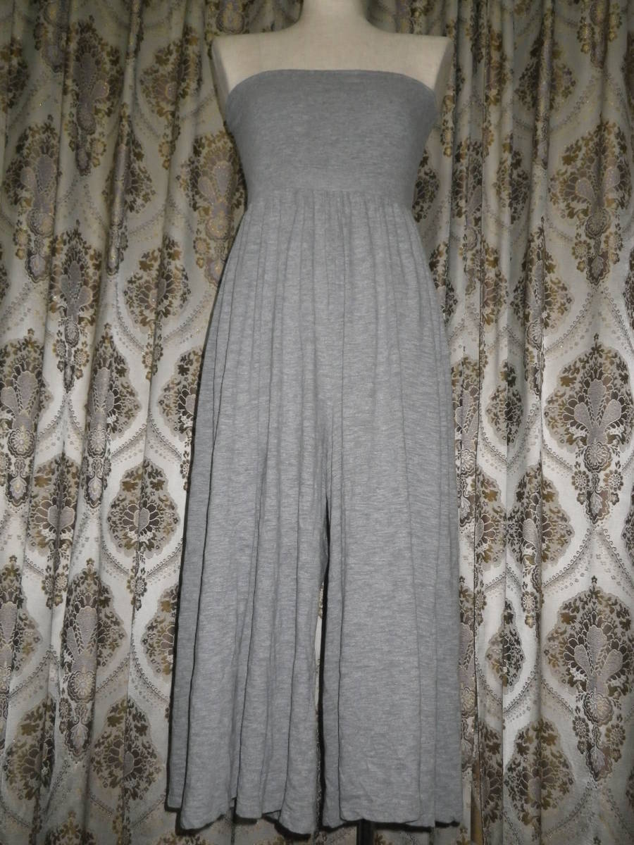 07【中古】*UNIQLO ユニクロ 薄手ハイウエストパンツ ワンピとしても着用可能♪ 伸縮するので楽ちんです♪ 送料無料拍卖