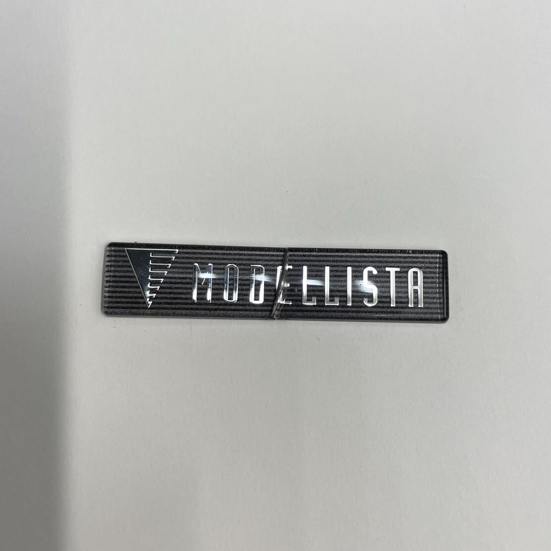TOYOTA トヨタ純正☆MODELLISTAモデリスタ☆フロントスポイラー用エンブレム☆割れジャンク拍卖