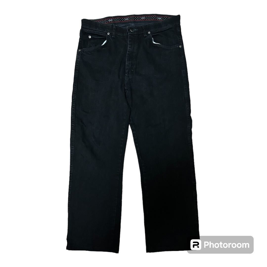 00s US企画 Wrangler ラングラー ブラックジーンズ 34×30拍卖