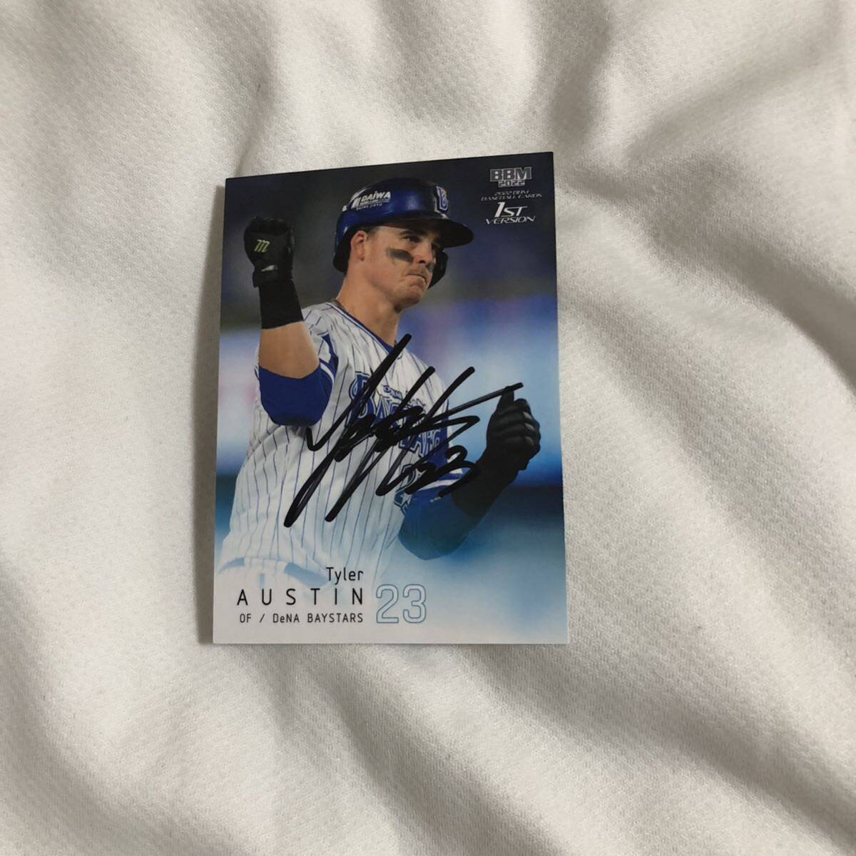 横浜DeNAベイスターズ   オースティン    選手 直筆サインカード拍卖